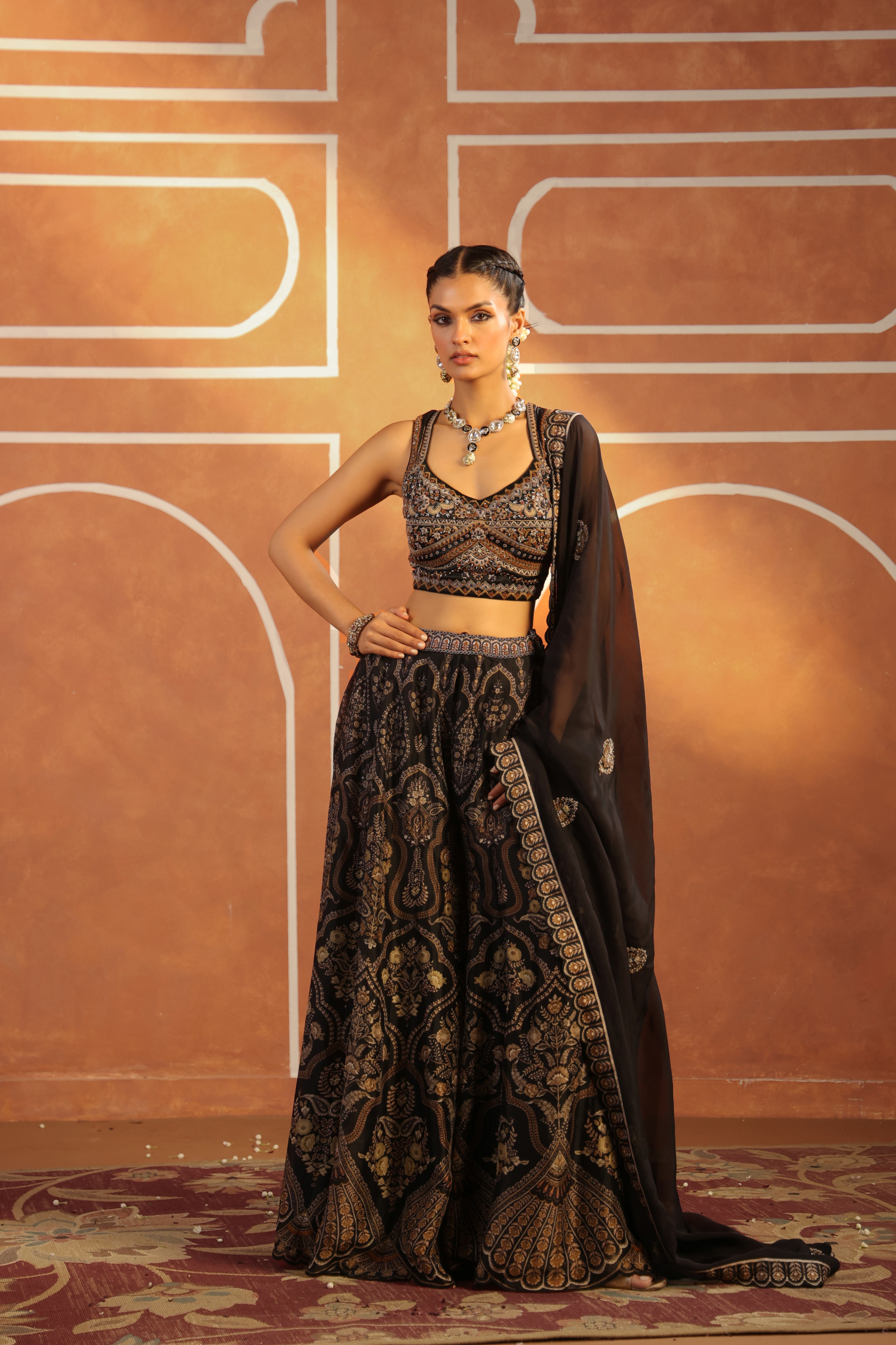 WOMEN ETHNIC CROP TOP